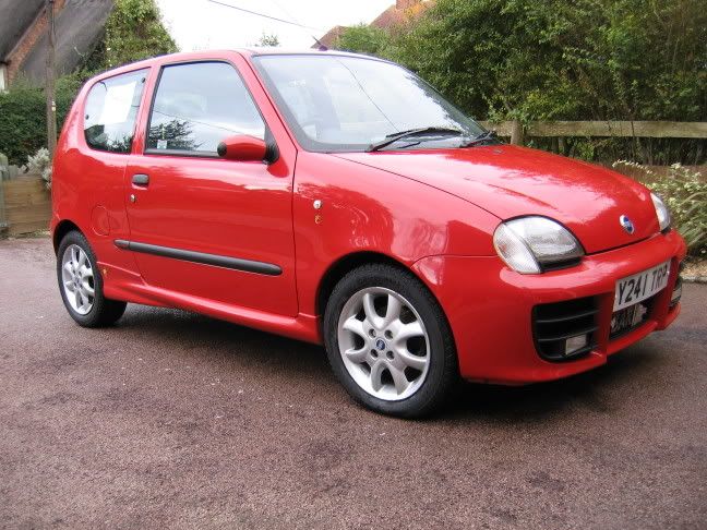 Seicento - My Red Seicento Sporting with some abarth bits! | The FIAT Forum