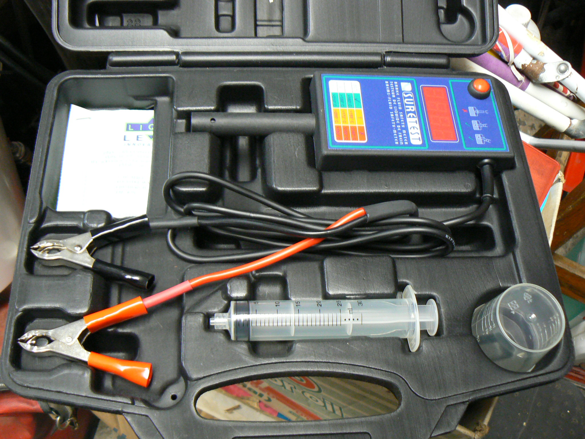 Brake Fluid Liquid Tester with Printer Car Oil Moisture Diagnostic Testing  Tool