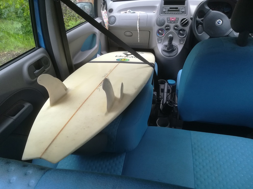 Can you fit a surfboard inside a panda FIAT Panda Mk3 The FIAT Forum