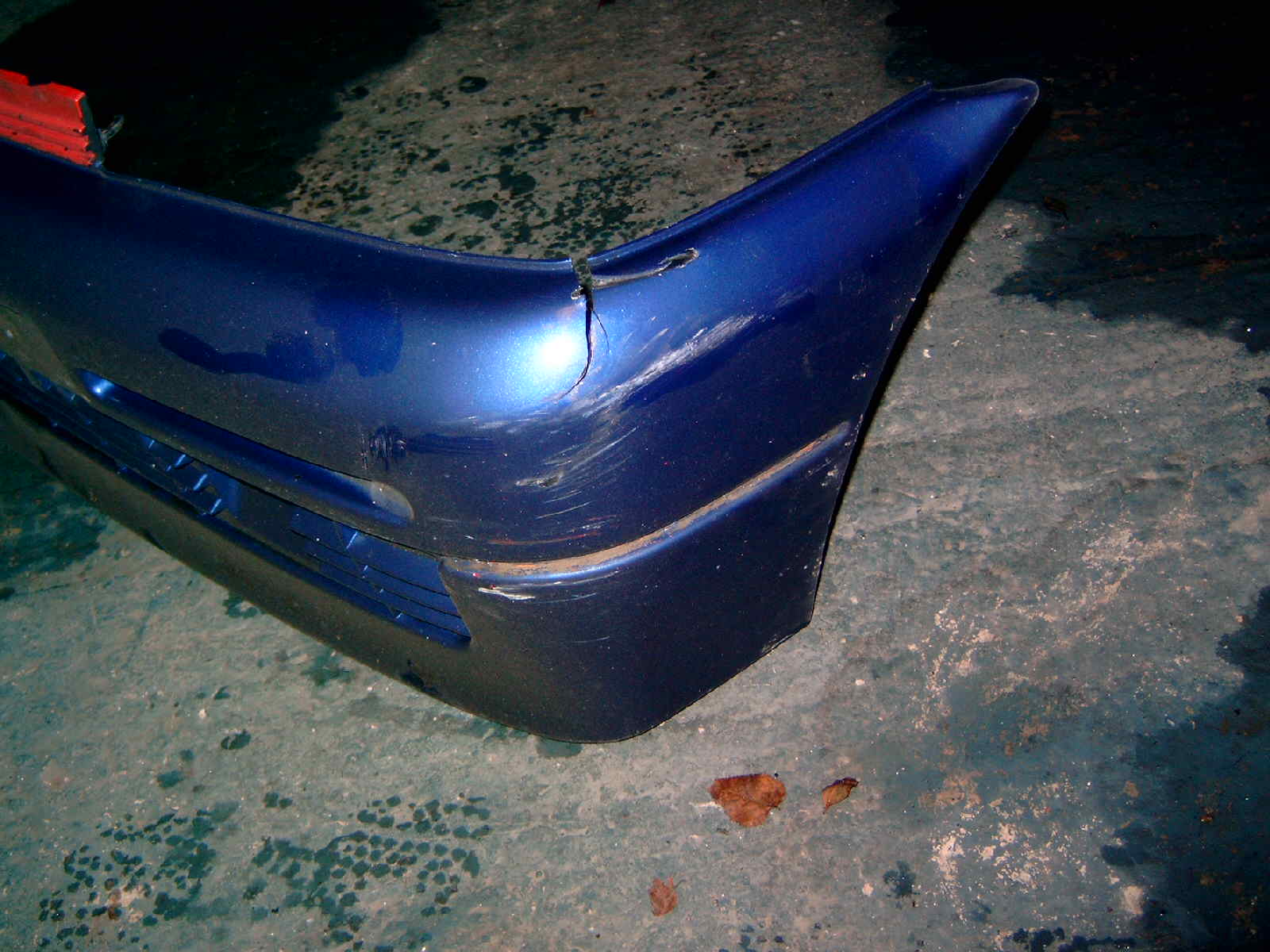 damaged bumper