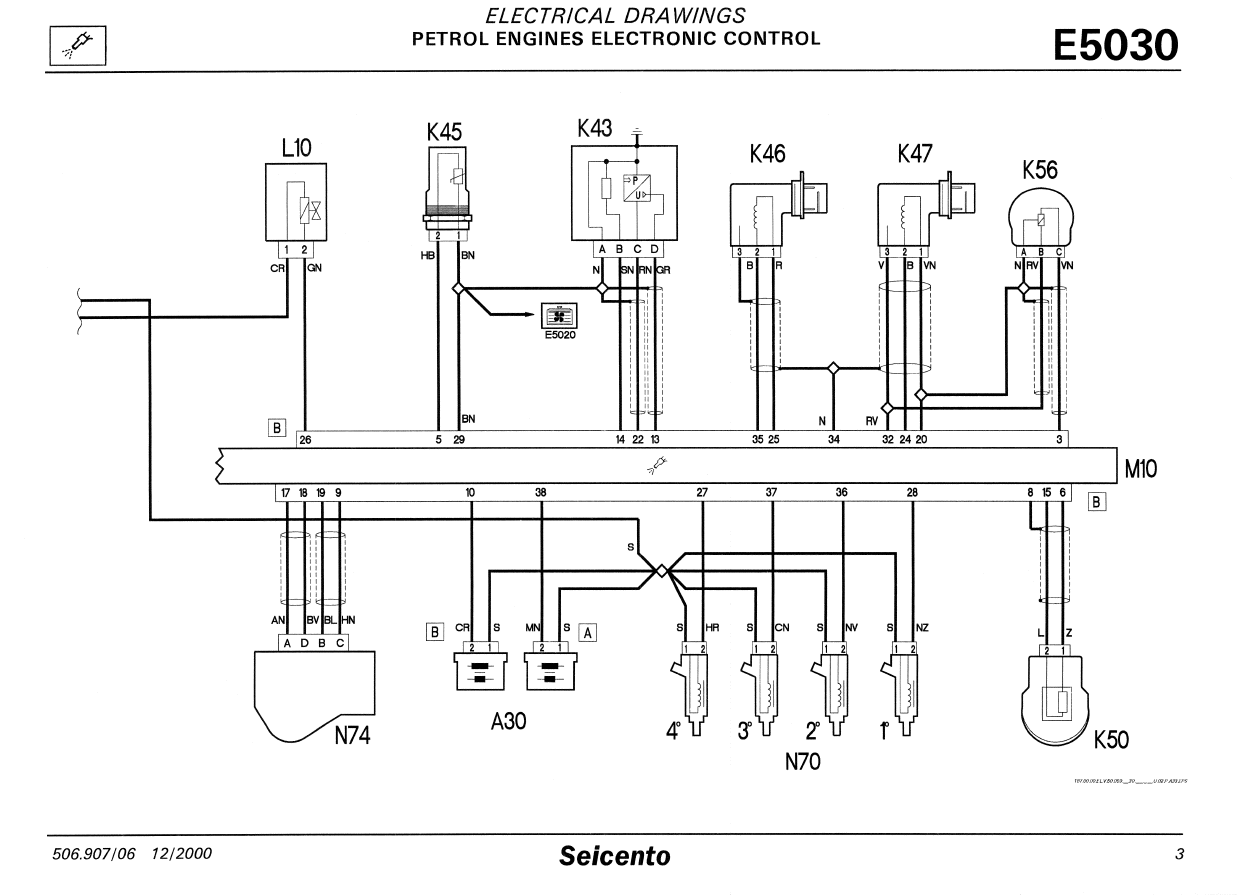 Fiat Seicento Ecu Wiring Diagram