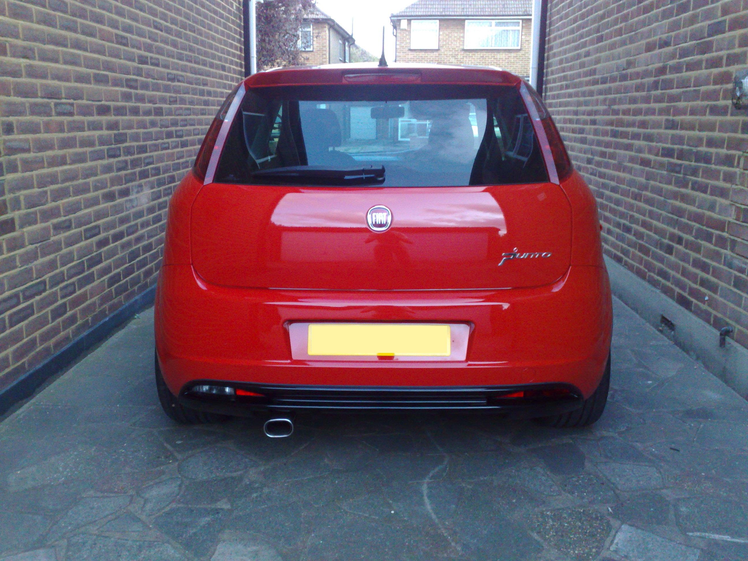 fiat grande punto rear diffuser