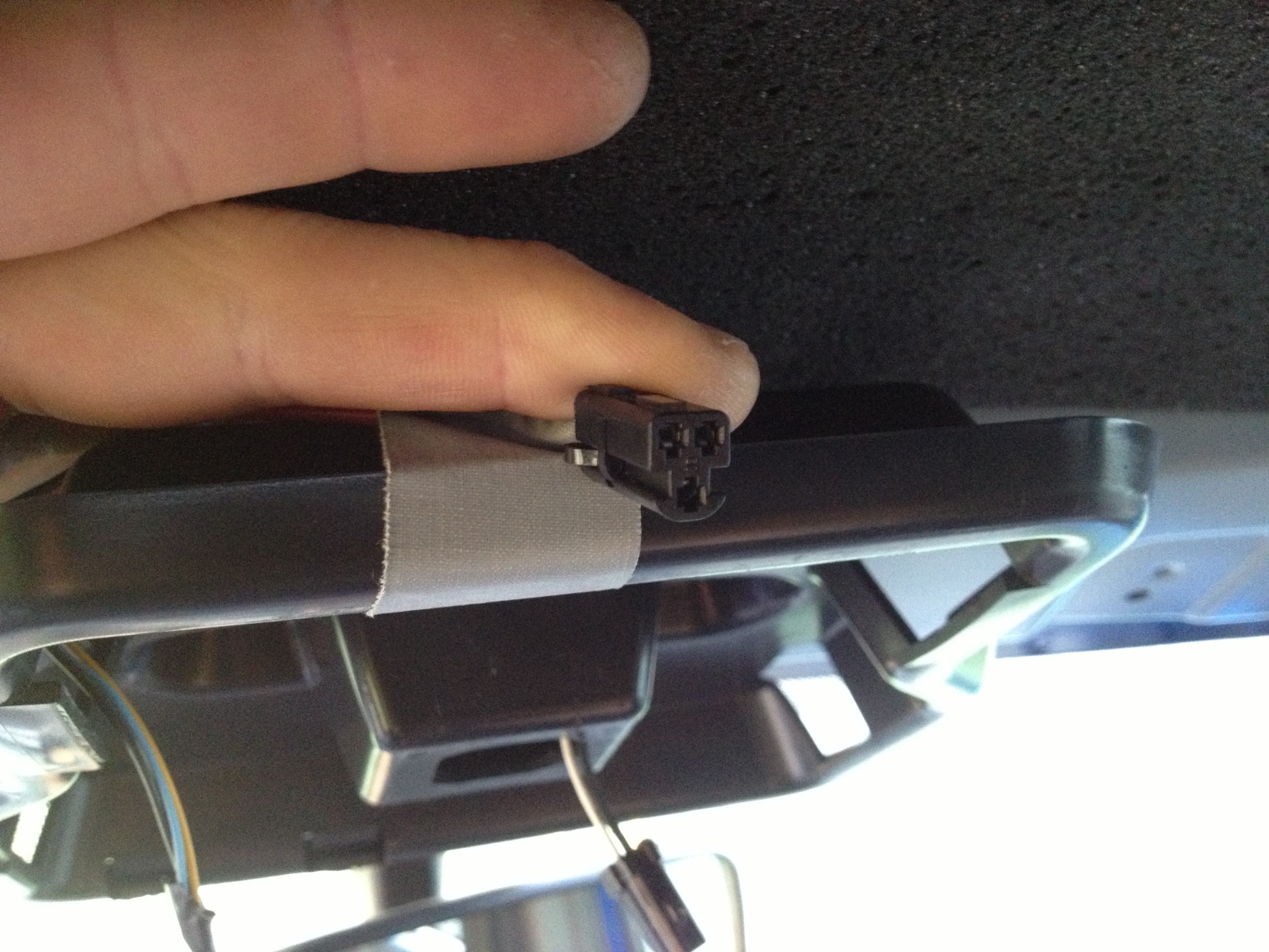 General: Fiat Panda 100HP - 3rd plug/cable in the ceiling! What for