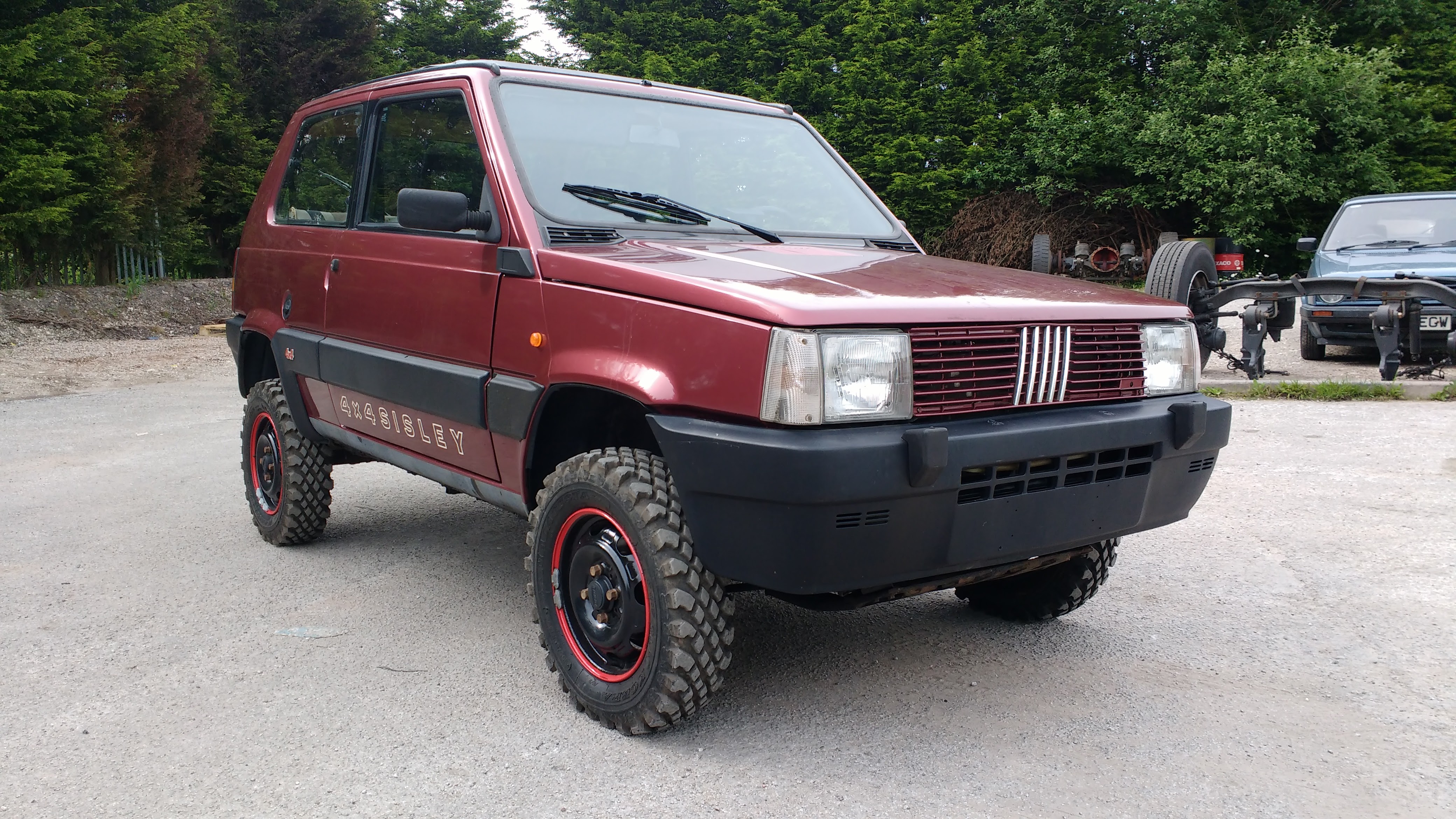 lifted fiat panda