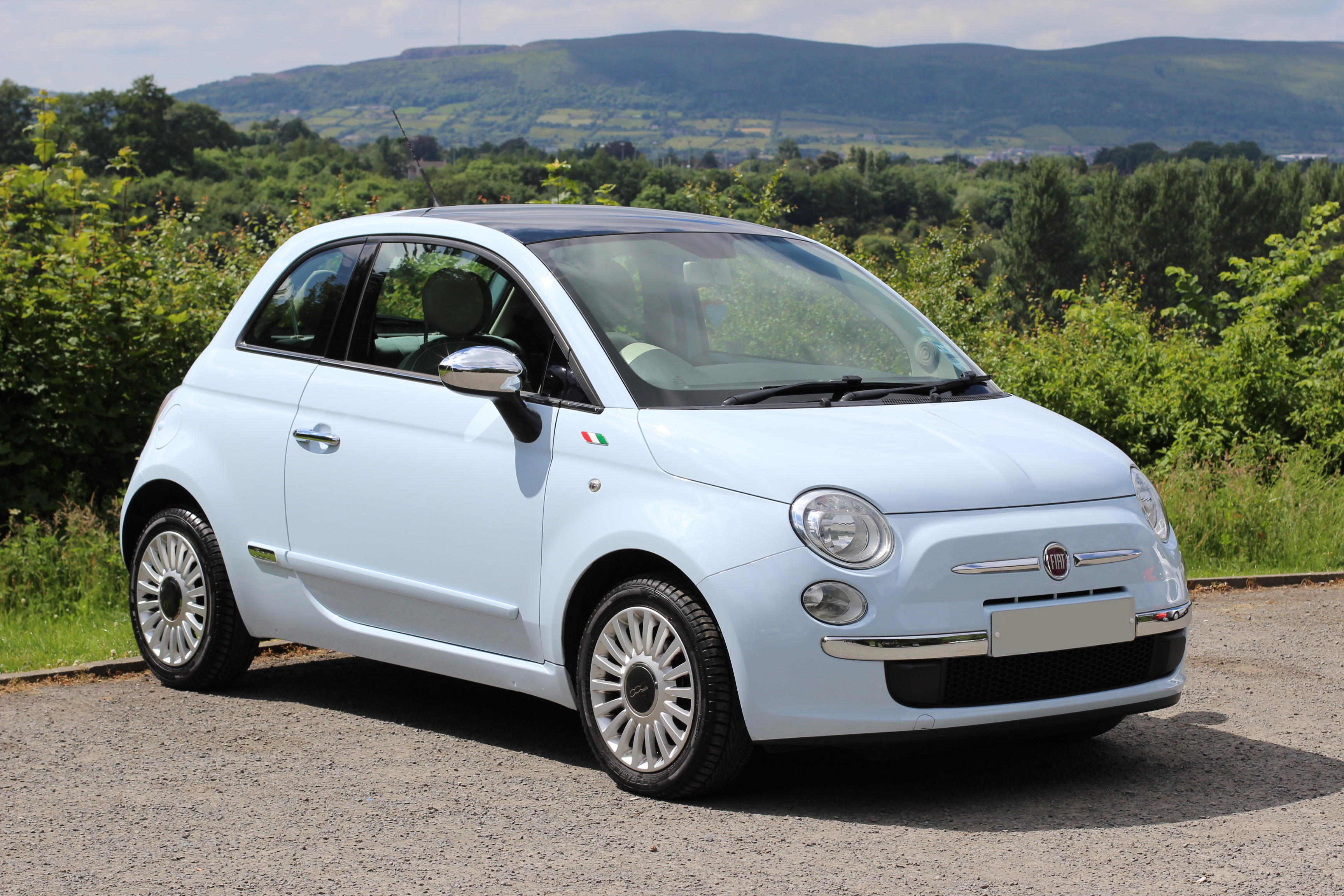 500 My powder blue Fiat 500 3 The FIAT Forum