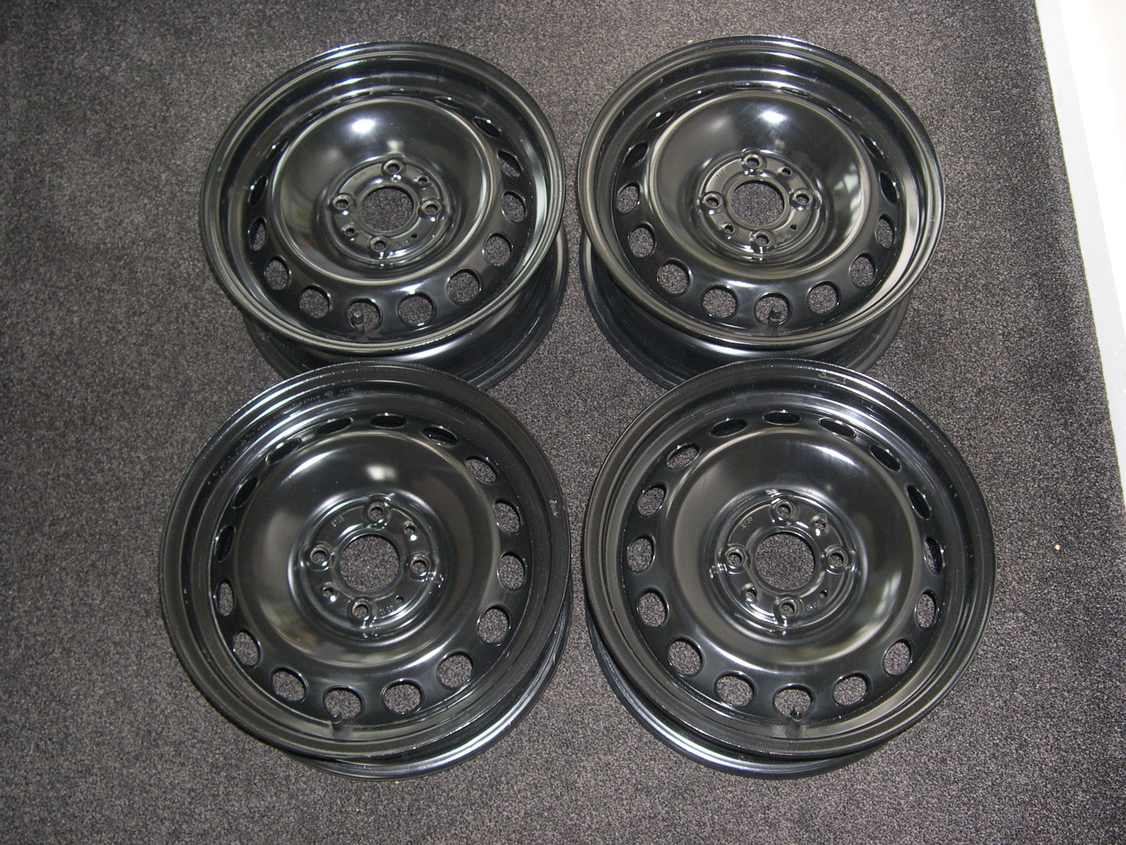 Fiat 500 steel wheels