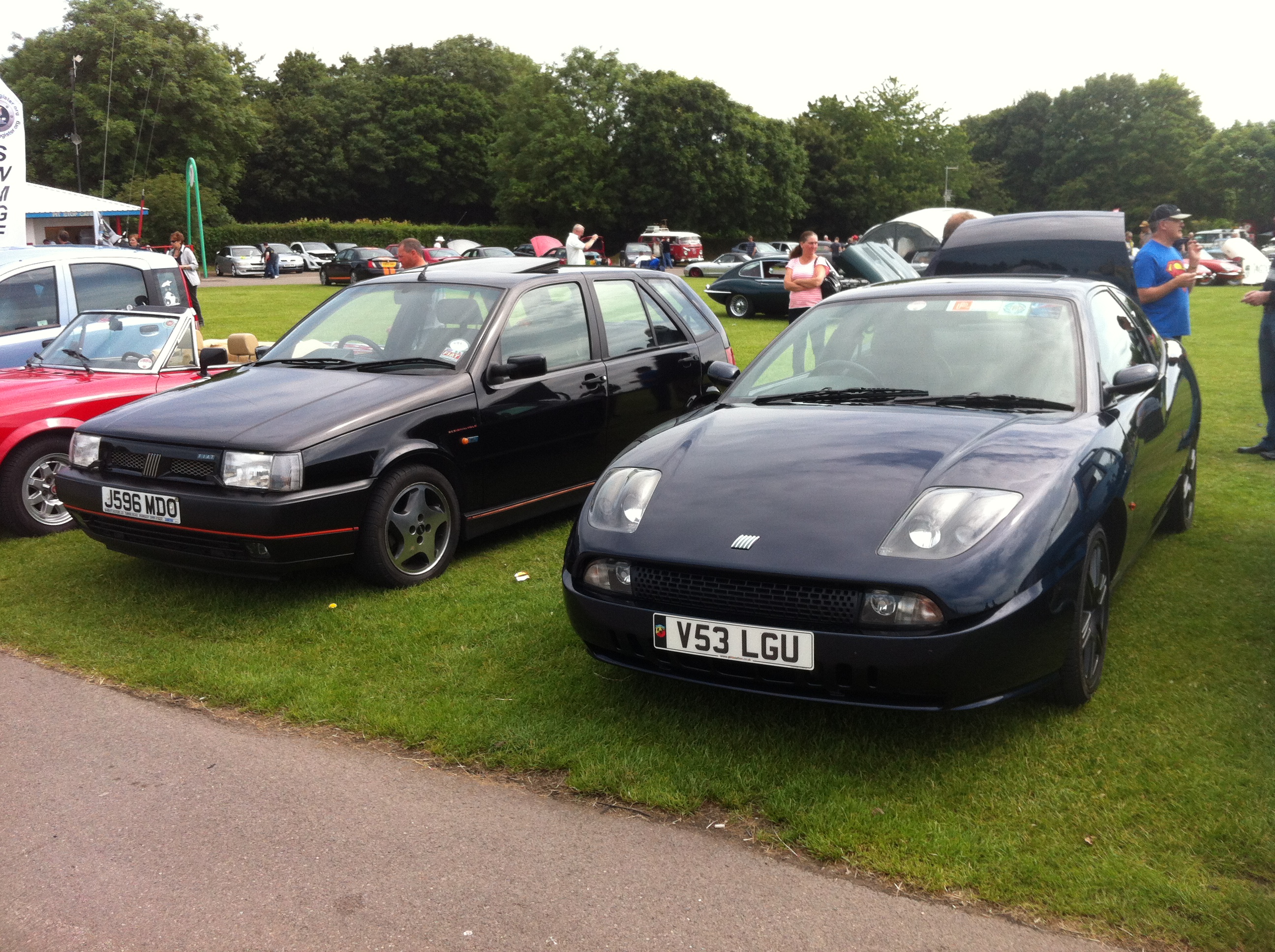 Fiat Motor club attended.