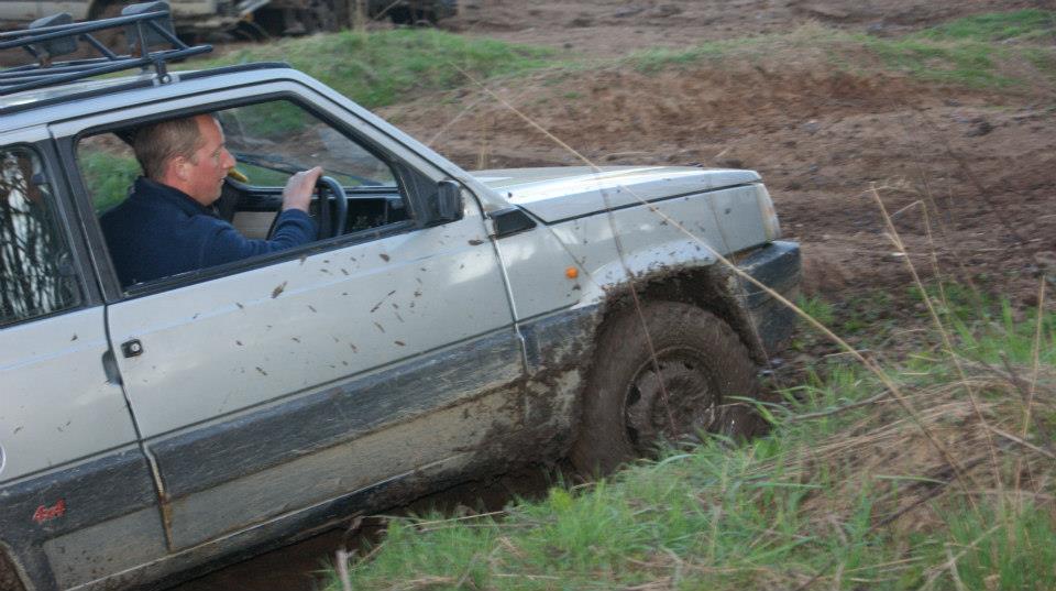 Fiat Panda 4x4 off road April 2013