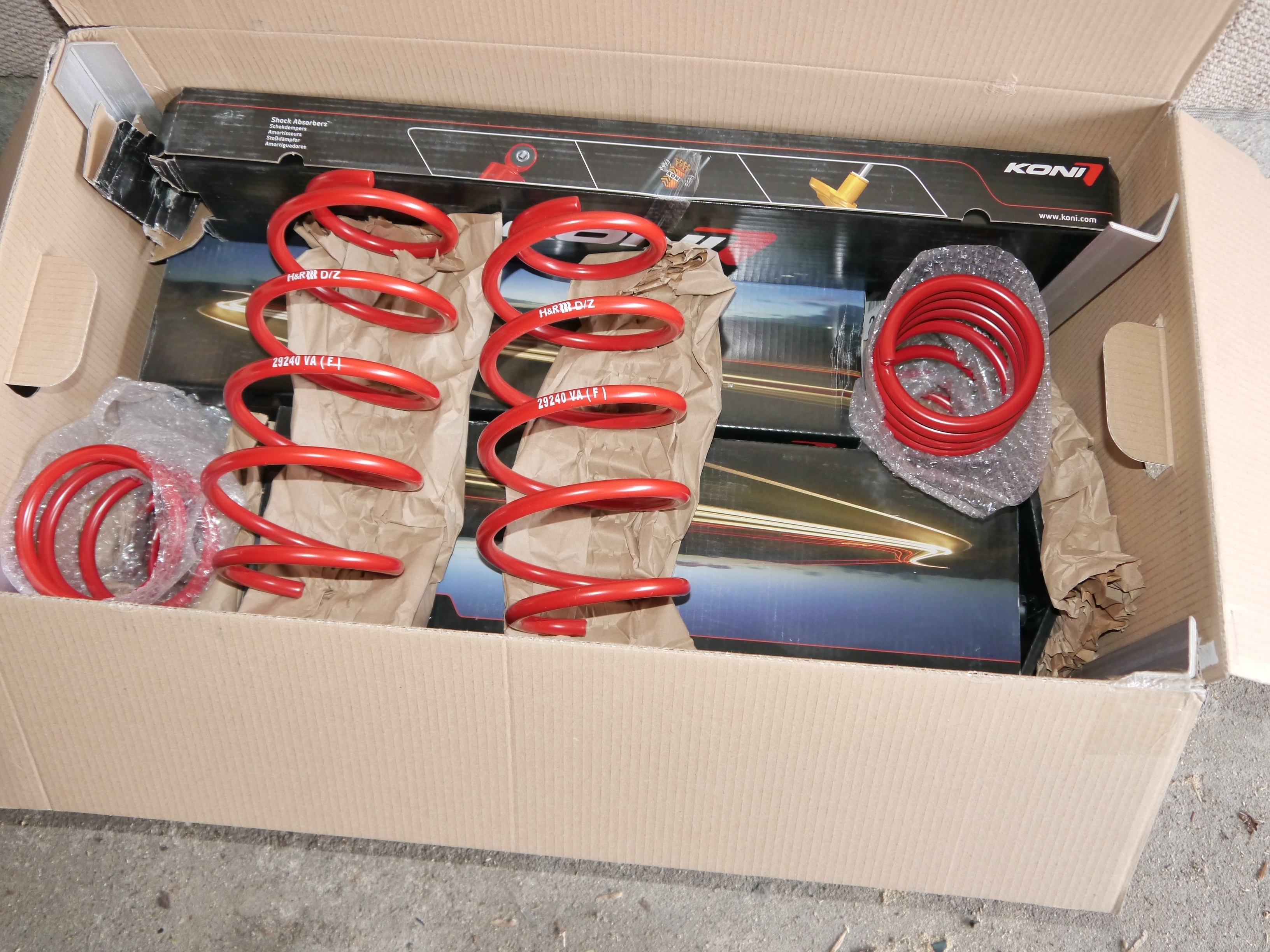 Koni Sport suspension kit for Fiat Panda 100HP