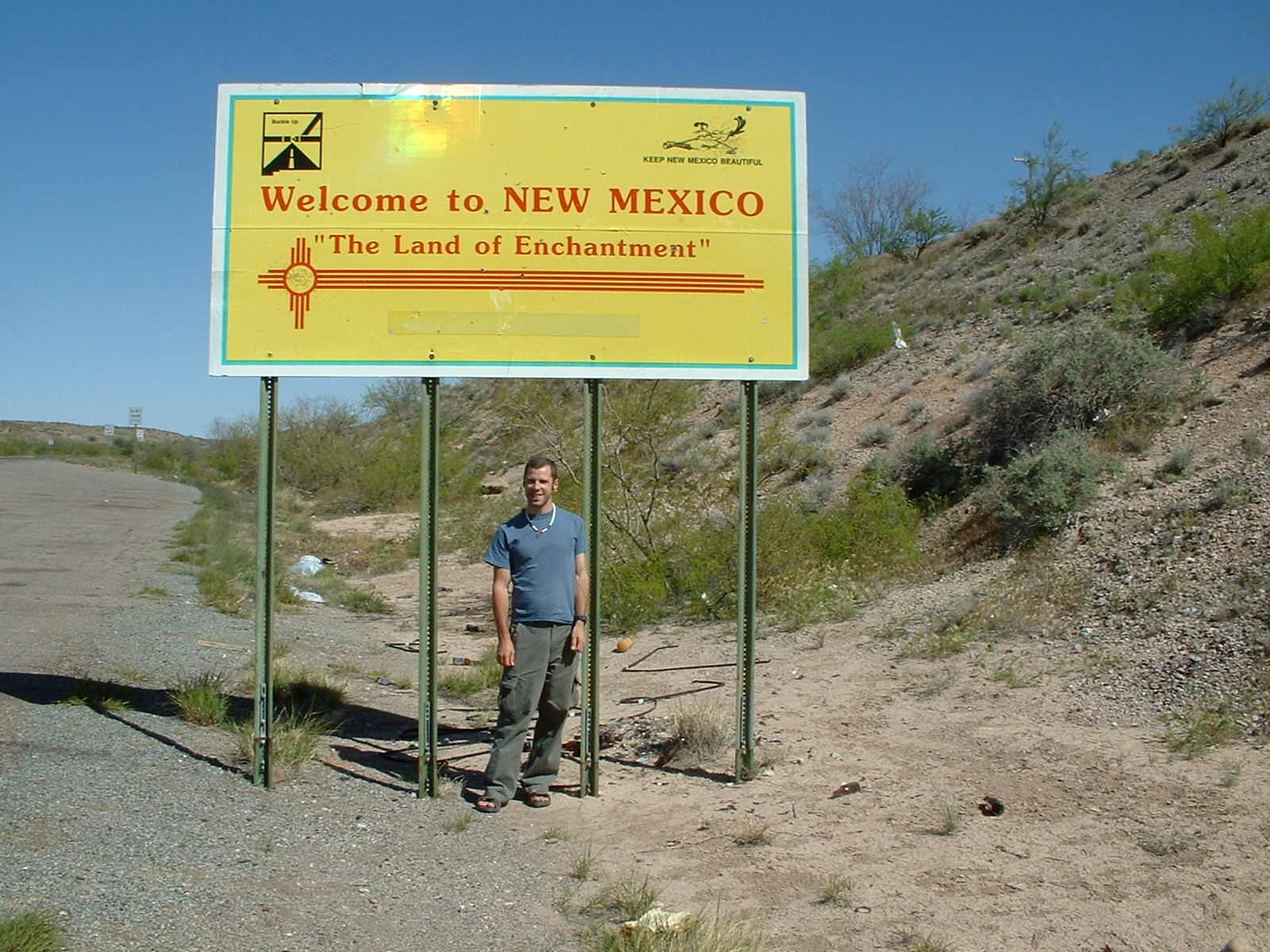 New Mexico Border Sign