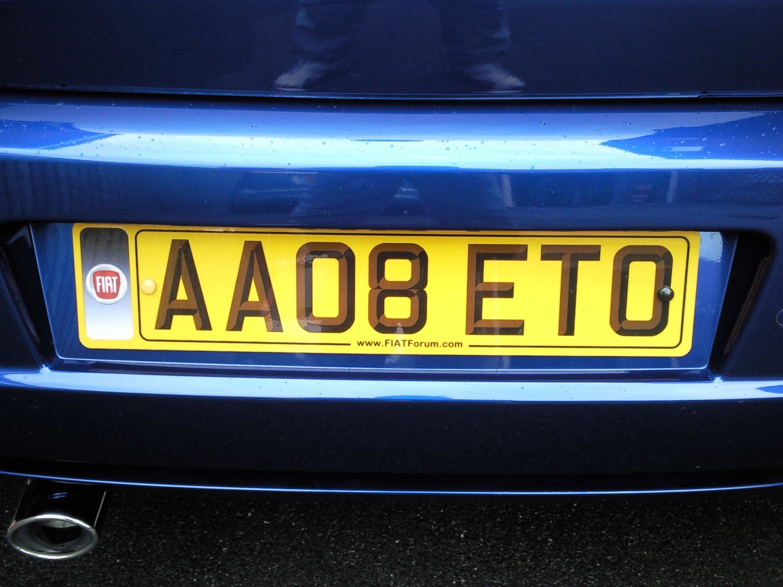 number plate making cost