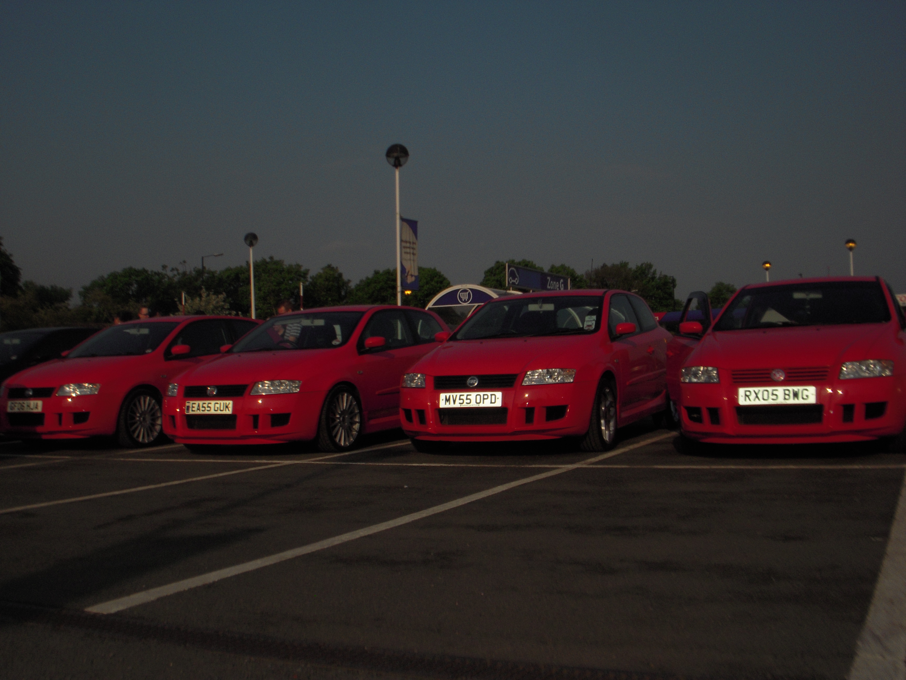 Schumachers/ Bright red Fast Devils....