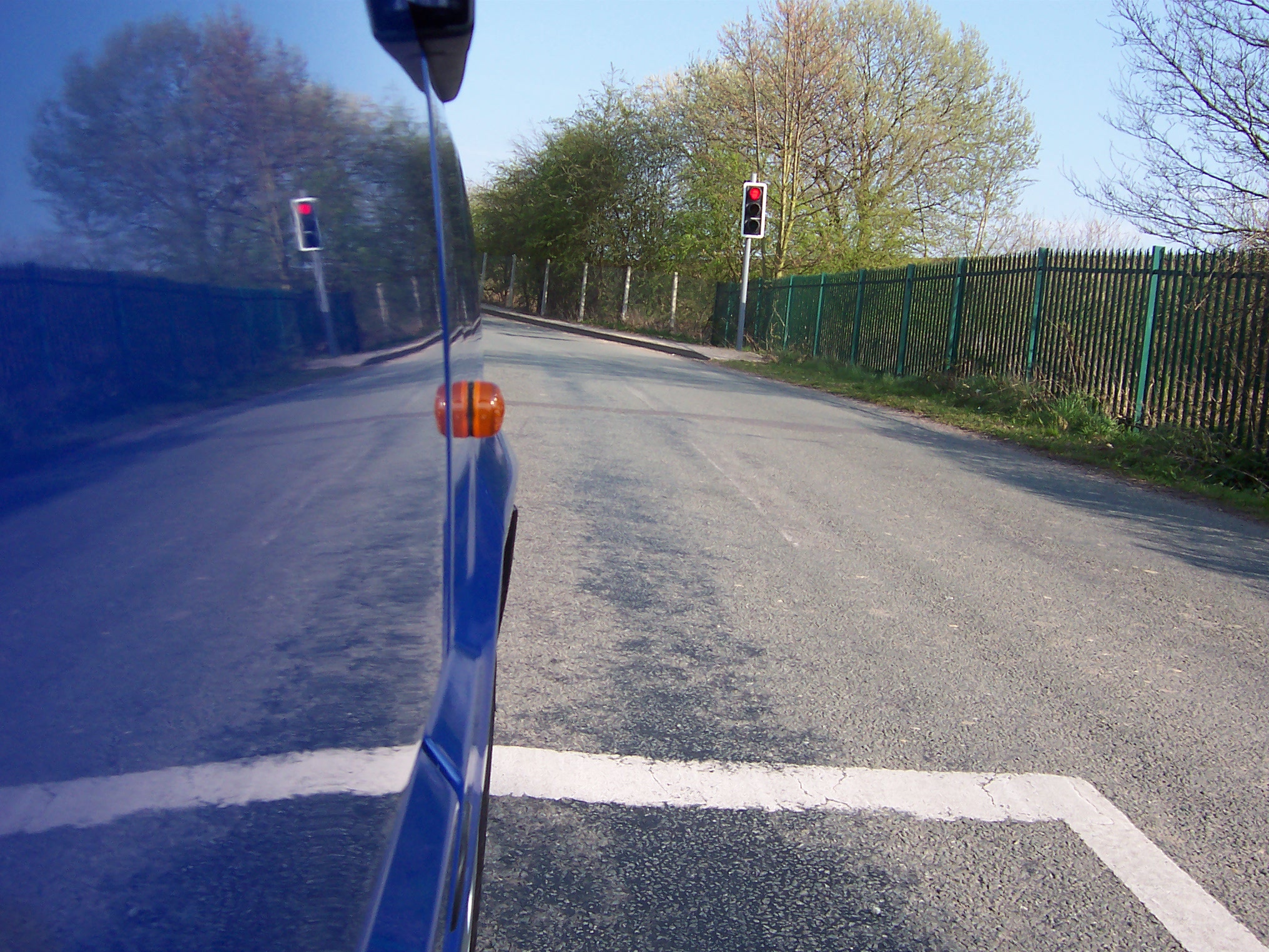 Traffic light reflection